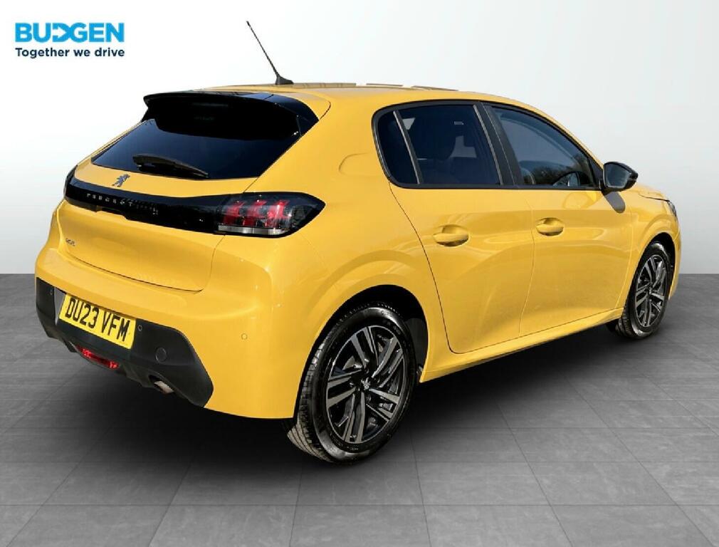 Peugeot 208 1.2 Puretech Active Premium Euro 6 Ss DU23VFM Yellow #4
