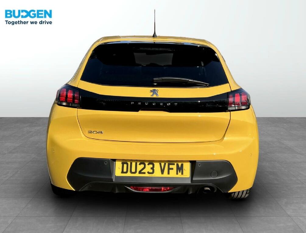 Peugeot 208 1.2 Puretech Active Premium Euro 6 Ss DU23VFM Yellow #5