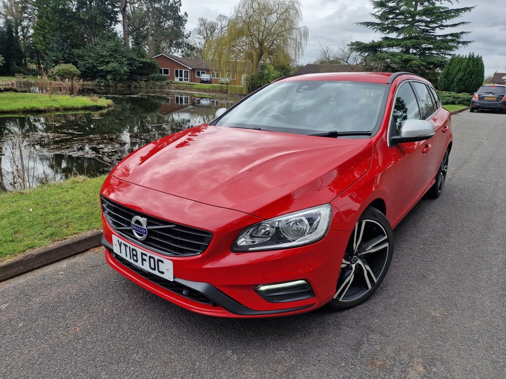 Volvo V60 2.0 R-design Nav D4 YT18FOC Red #4