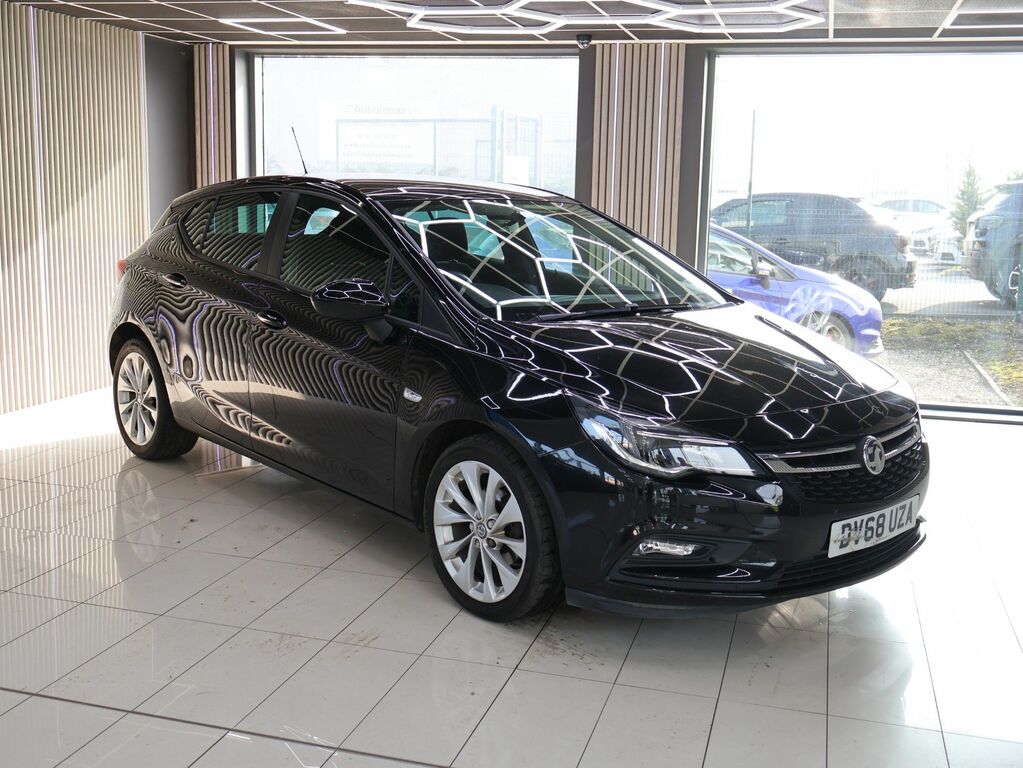 Vauxhall Astra 2018 1.4I Turbo Design Hatchback Black