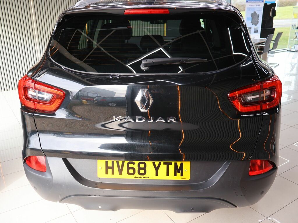 Renault Kadjar 2018 1.3 Tce Dynamique S Nav Suv HV68YTM Black #4