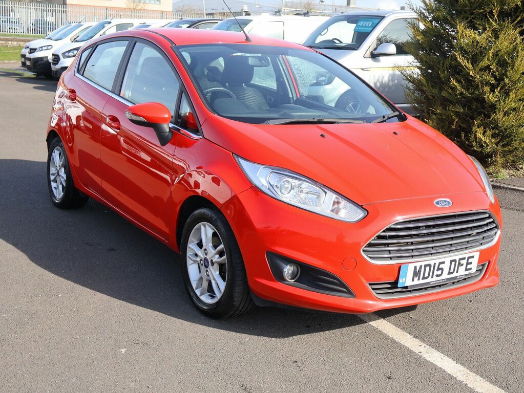 Ford Fiesta 2015 1.0T Ecoboost Zetec Hatchback Manu Red