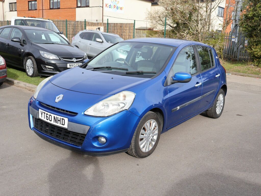 Renault Clio 2010 1.2 I-music Hatchback Euro YT60NHD Blue #3