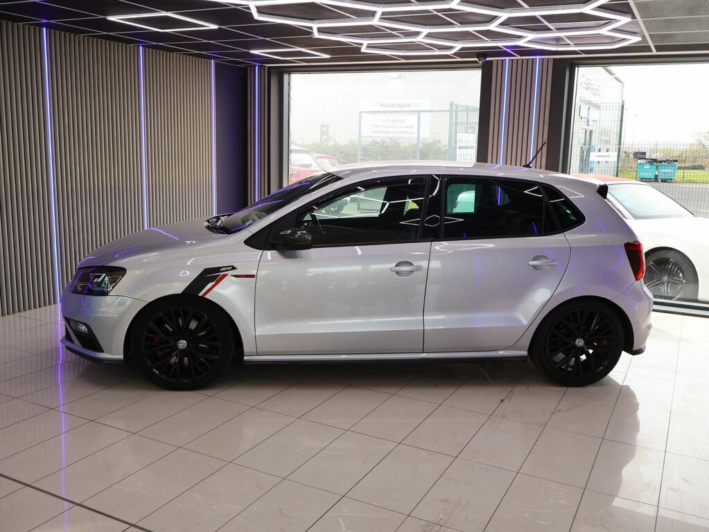 Volkswagen Polo 2016 1.8 Tsi Bluemotion Tech Gti Hatchback Pet PK66KVM Silver #3