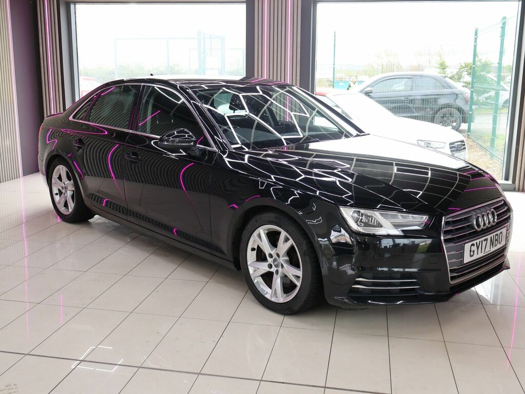 Audi A4 2017 2.0 Tdi Ultra Sport Saloon S Troni Black