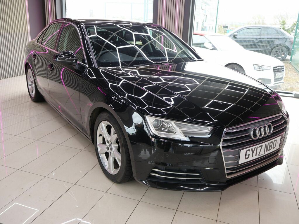 Audi A4 2017 2.0 Tdi Ultra Sport Saloon S Troni GY17NBO Black #3