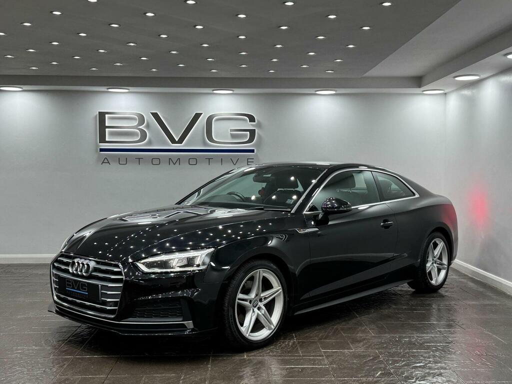 Audi A5 Coupe 2.0 Tfsi S Line S Tronic Euro 6 Ss 2 LM67HSG Black #3