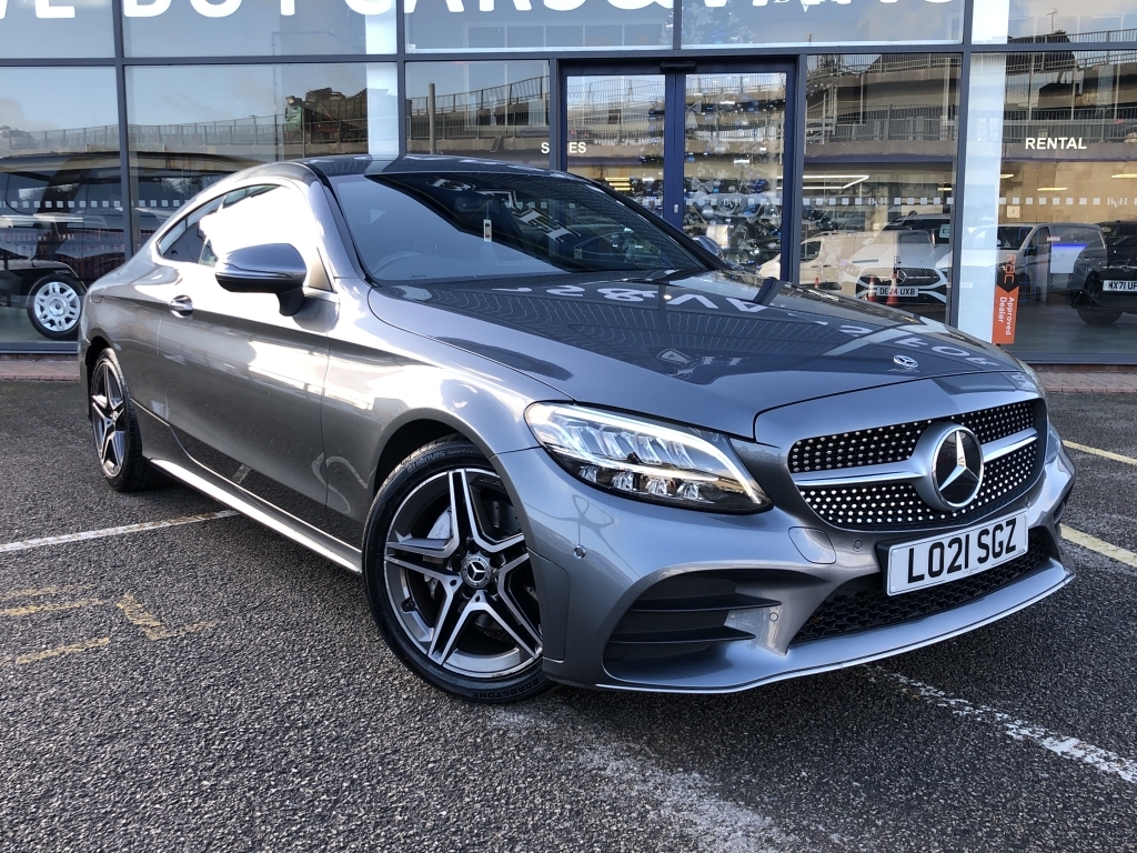 Mercedes-Benz C Class Hybrid Coupe 1.5 C 200 Amg Line Edition M Grey