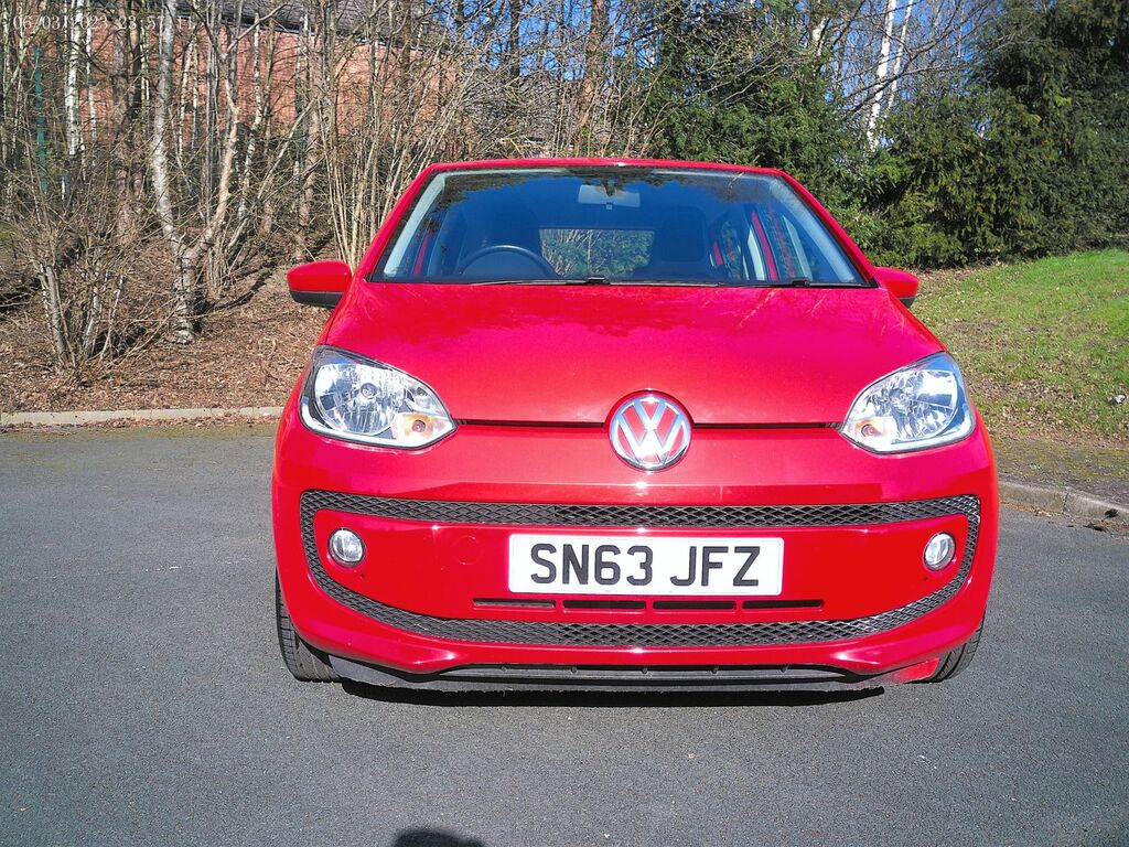Volkswagen Up 1.0 Bluemotion Tech High Up Hatchback SN63JFZ Red #4