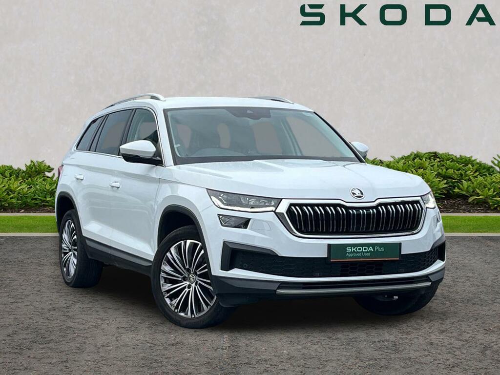 Skoda Kodiaq 2.0 Tdi Se L Executive 4X4 Dsg 7 Seat White