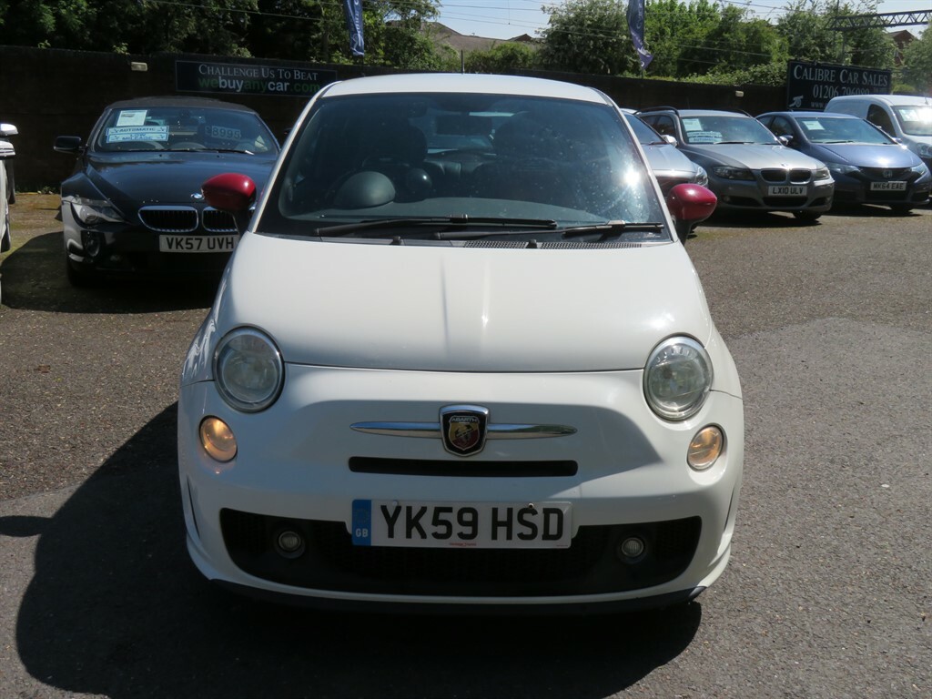 Abarth 500 Abarth YK59HSD White #2