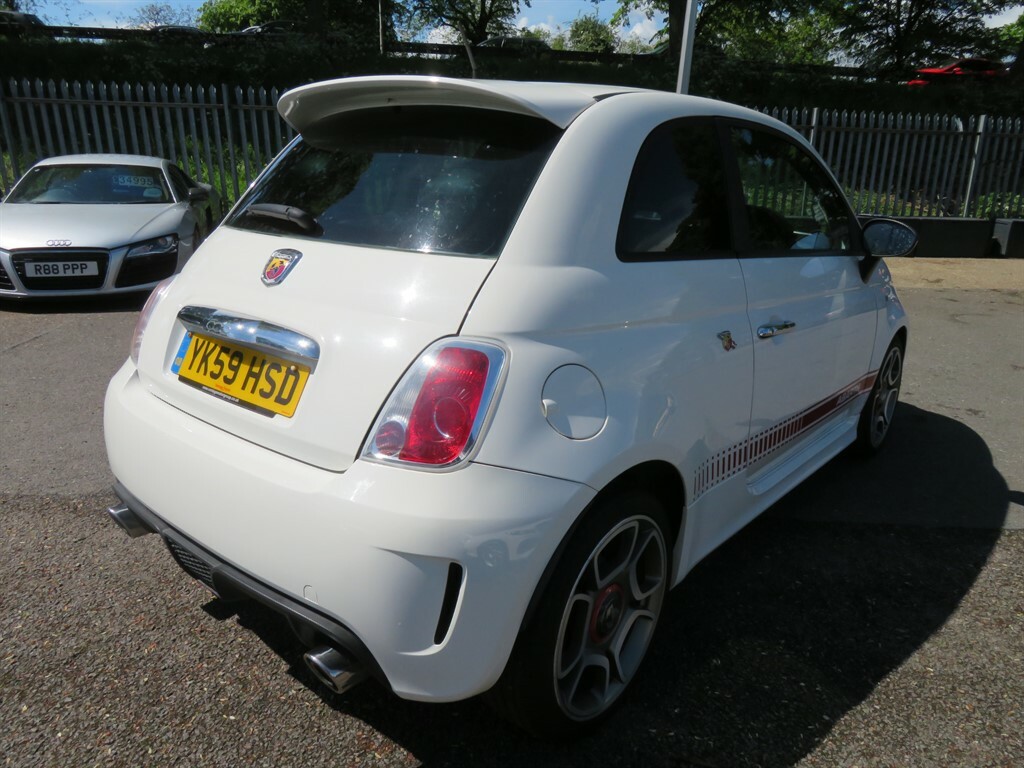 Abarth 500 Abarth YK59HSD White #4