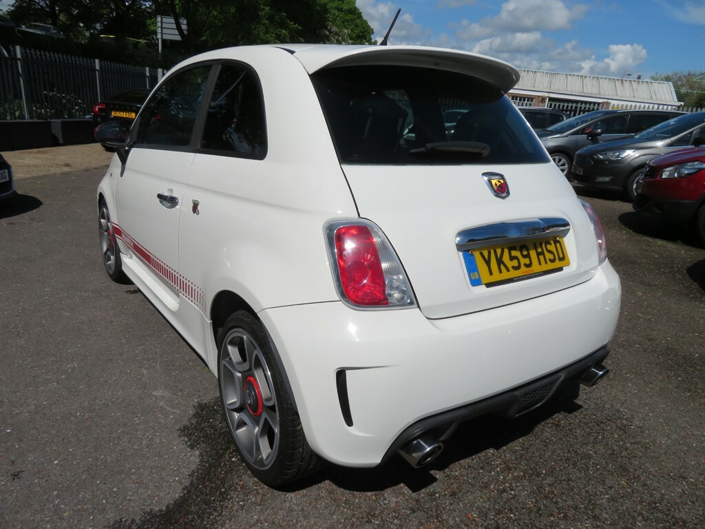Abarth 500 Abarth YK59HSD White #6