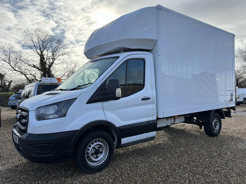 Ford Transit Custom Luton 2.0 Transit Leader Luton Van 350 L3 2.0L Eco EJ71AHO White #6
