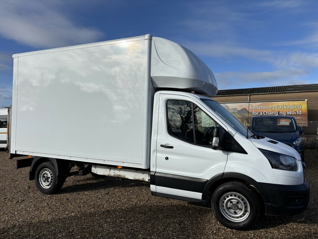 Ford Transit Custom Luton 2.0 Transit Leader Luton Van 350 L3 2.0L Eco EJ71AHO White #2