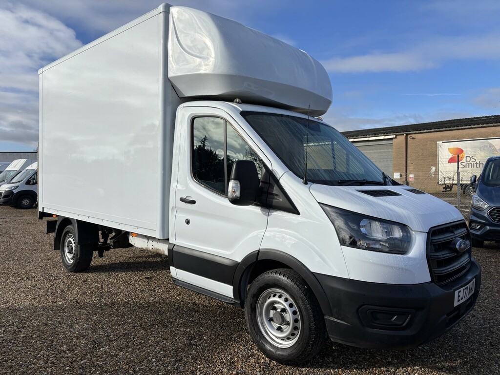 Ford Transit Custom Luton 2.0 Transit Leader Luton Van 350 L3 2.0L Eco White