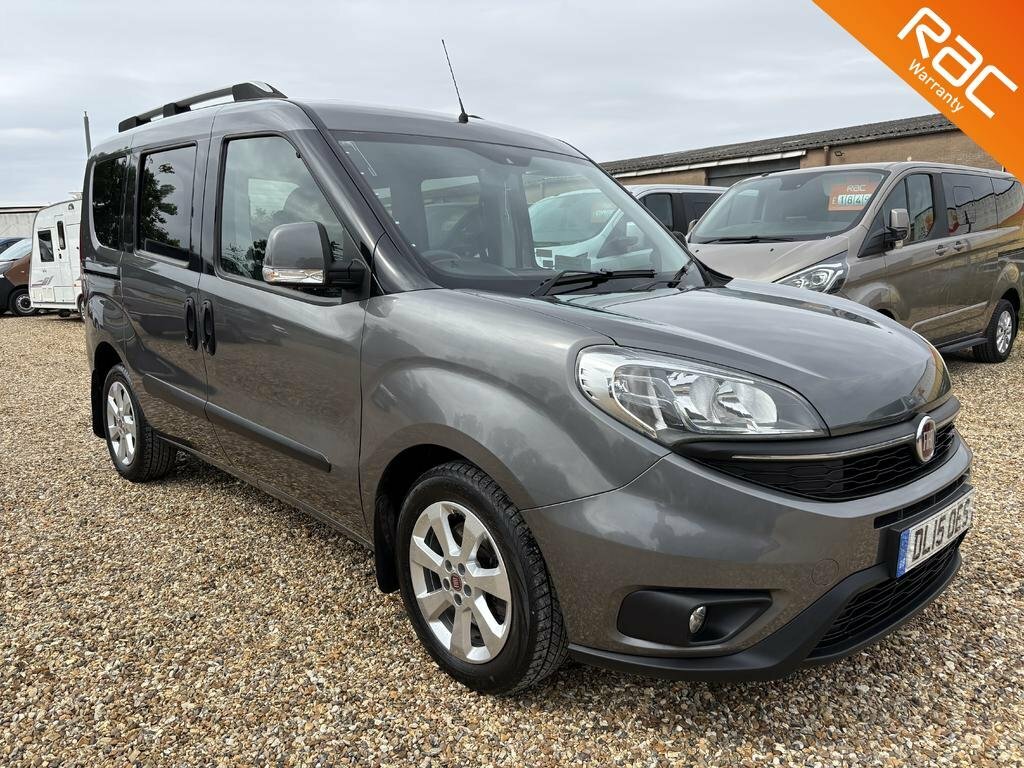 Fiat Doblo Wheelchair Accessible Vehicle Passenger Up Front W Grey