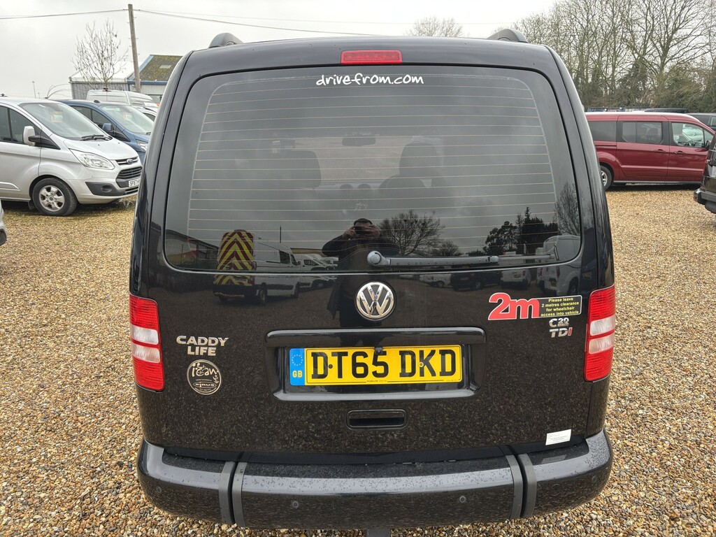 Volkswagen Caddy Life Wheelchair Accessible Vehicle Drive From Wheelchai DT65DKD Black #6
