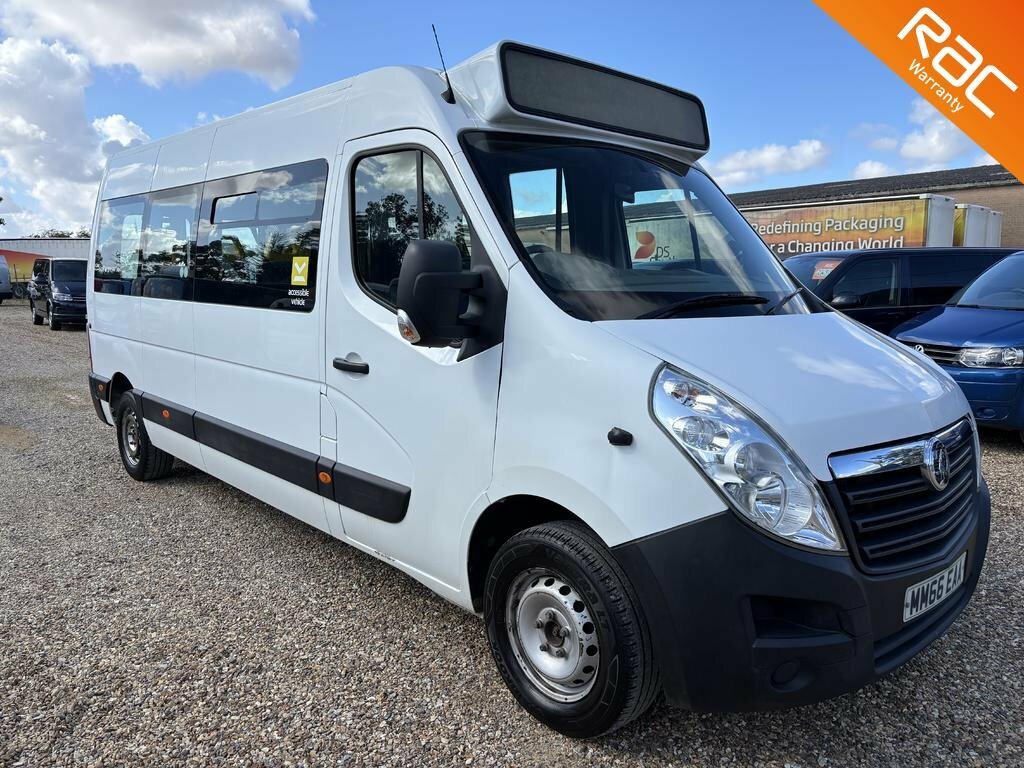 Vauxhall Movano Minibus Wheelchair Accessible Vehicle Bus Camper C White