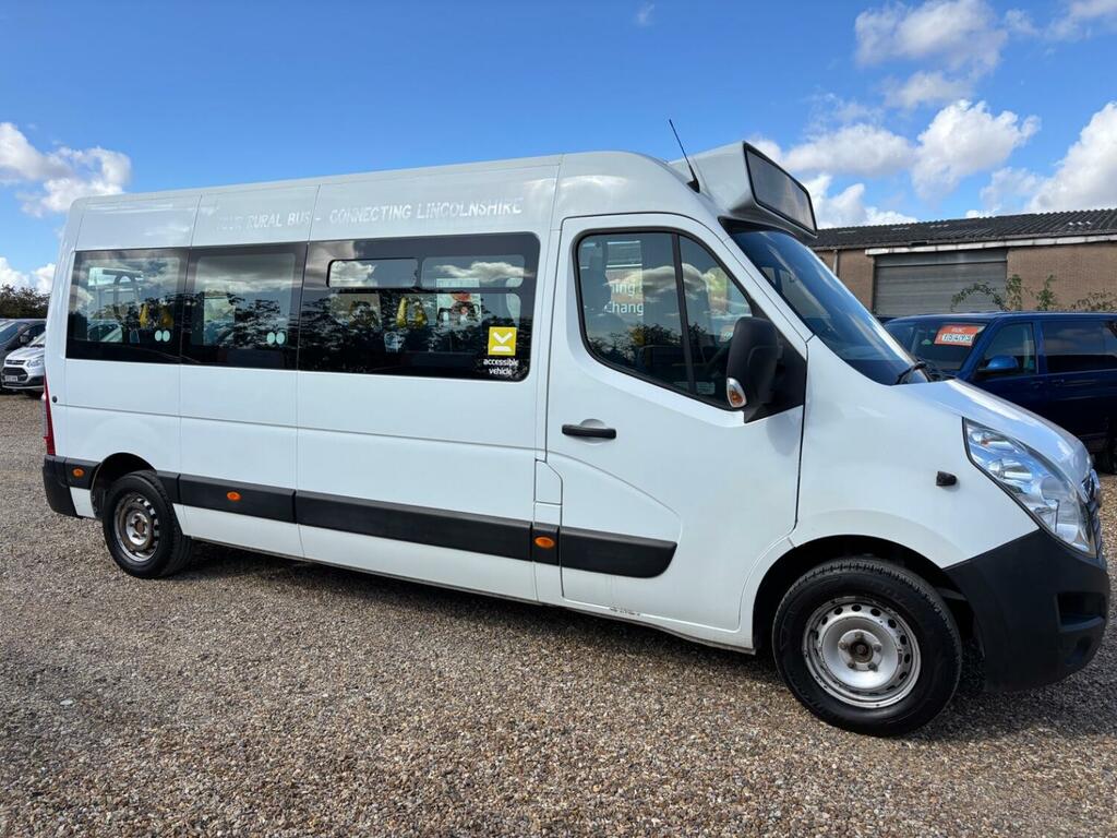 Vauxhall Movano Minibus Wheelchair Accessible Vehicle Bus Camper C MM66EAA White #2