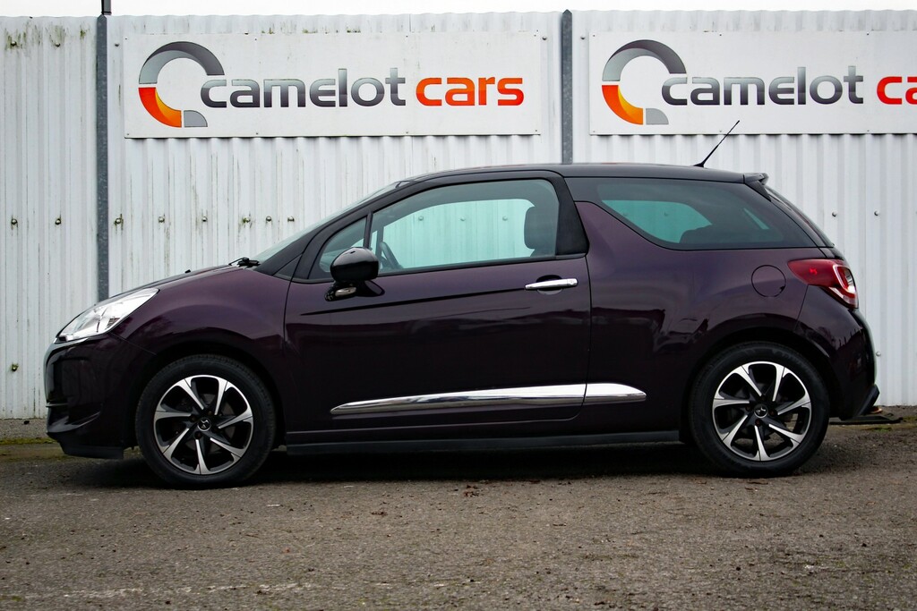 DS DS 3 Hatchback 1.6 Bluehdi Elegance 2016 LJ16BJB Purple #4
