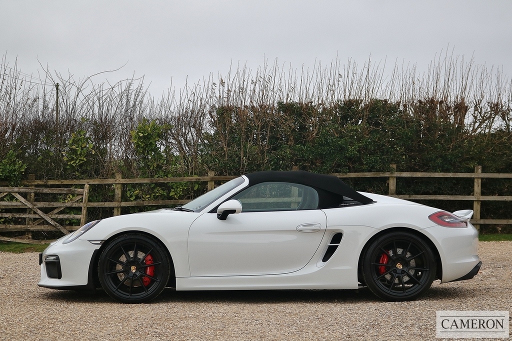 Porsche Boxster 981 Spyder 3.8 White