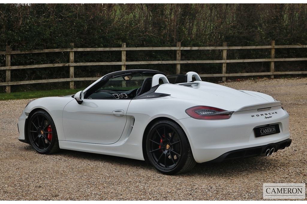 Porsche Boxster 981 Spyder 3.8 White #6