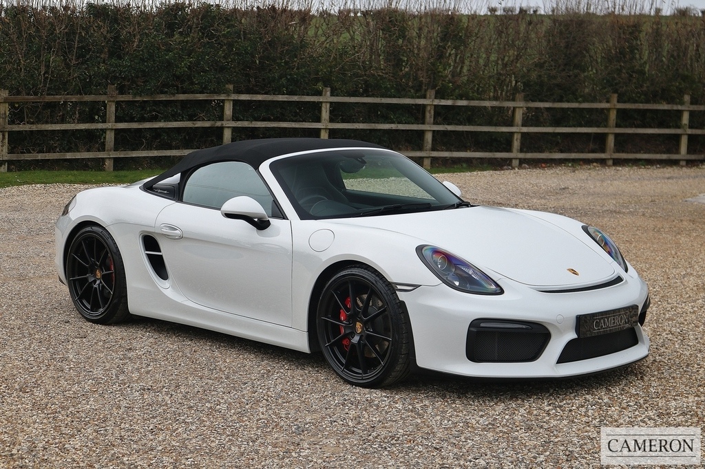 Porsche Boxster 981 Spyder 3.8 White #3