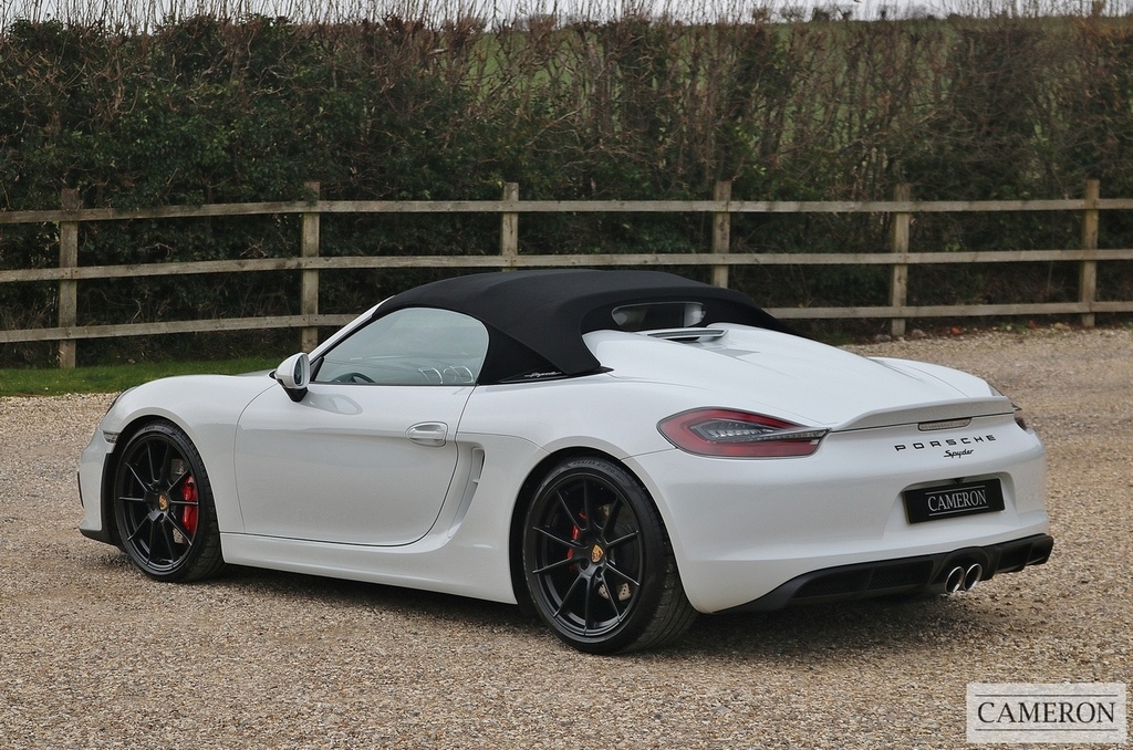 Porsche Boxster 981 Spyder 3.8 White #5