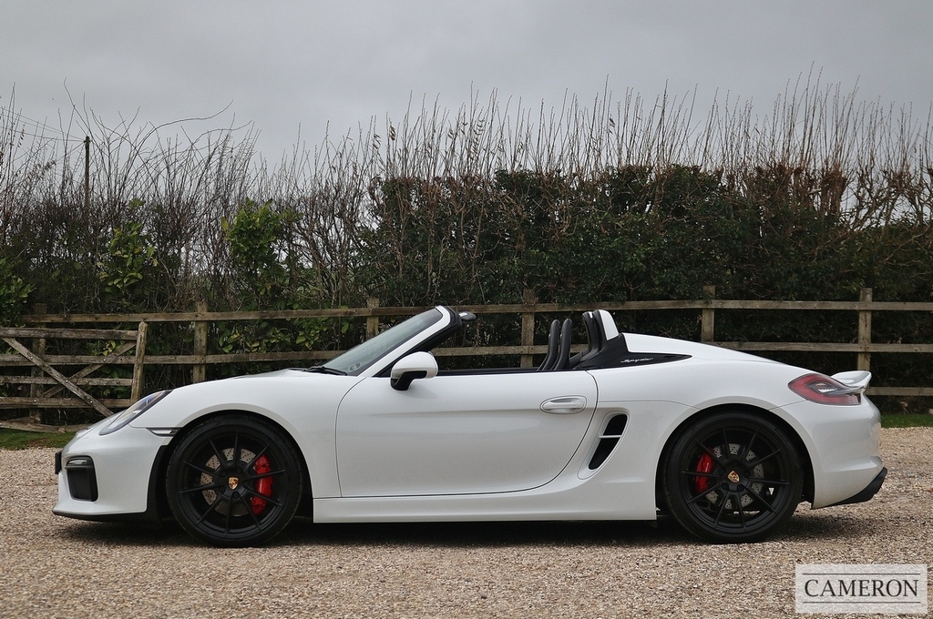 Porsche Boxster 981 Spyder 3.8 White #2