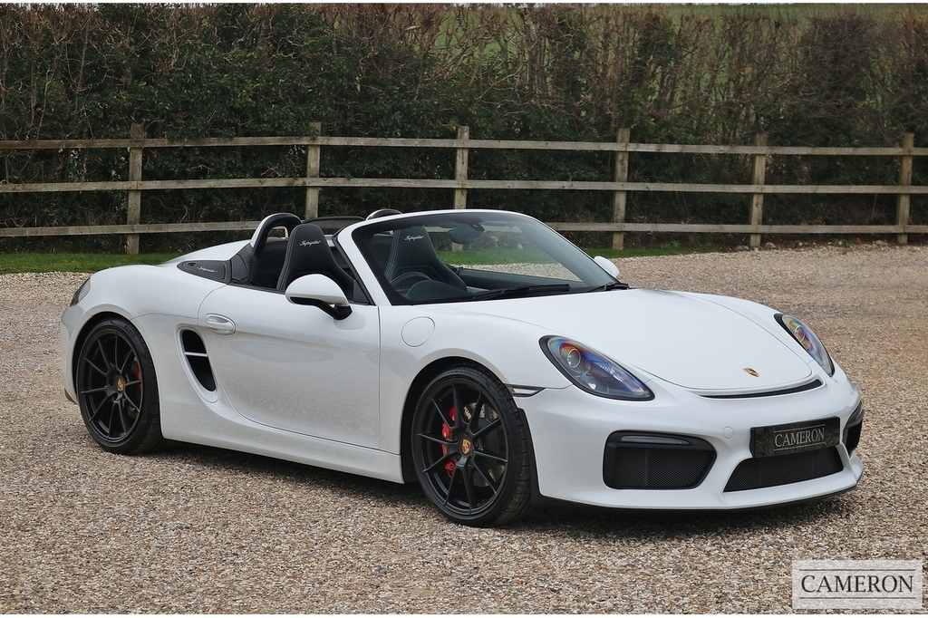 Porsche Boxster 981 Spyder 3.8 White #4