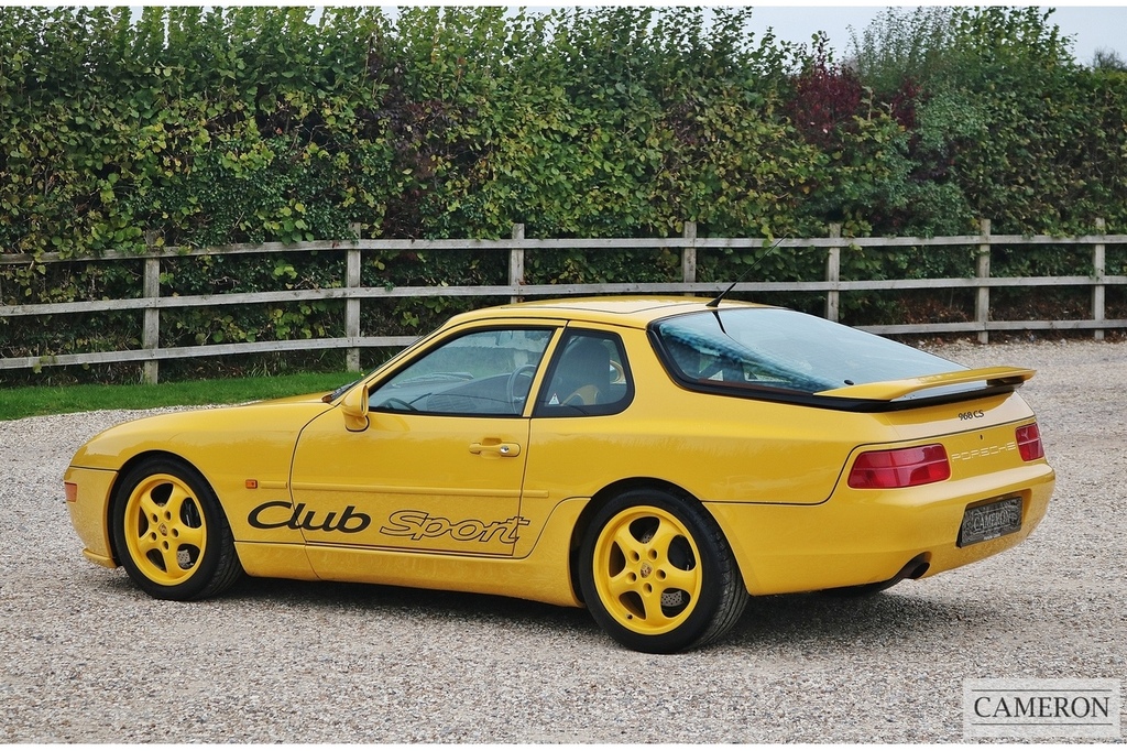 Porsche 968 Club Sport Yellow #3