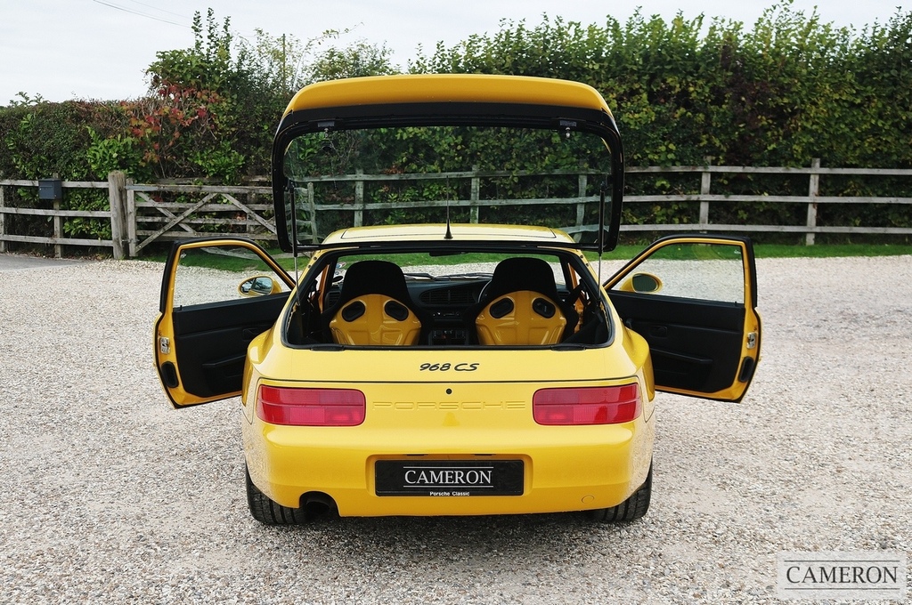 Porsche 968 Club Sport Yellow #6