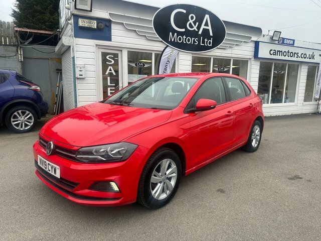 Volkswagen Polo 1.0 Tsi Se Tech Edition Hatchback Manua NV19CYW Red #4