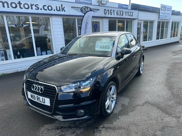 Audi A1 1.4 Tfsi S Line Sportback Euro 5 M111RLU Black #3