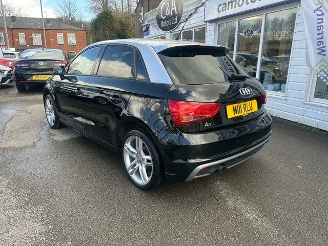 Audi A1 1.4 Tfsi S Line Sportback Euro 5 M111RLU Black #5