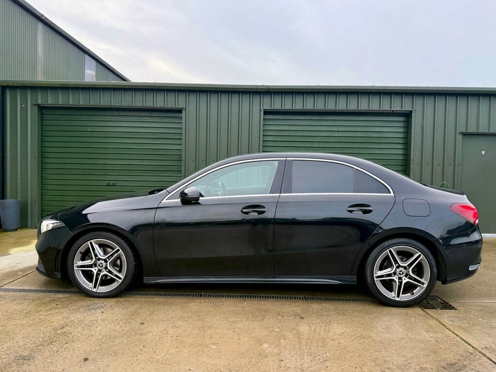 Mercedes-Benz A Class A180d Amg Line Executive OE69JHA Black #3
