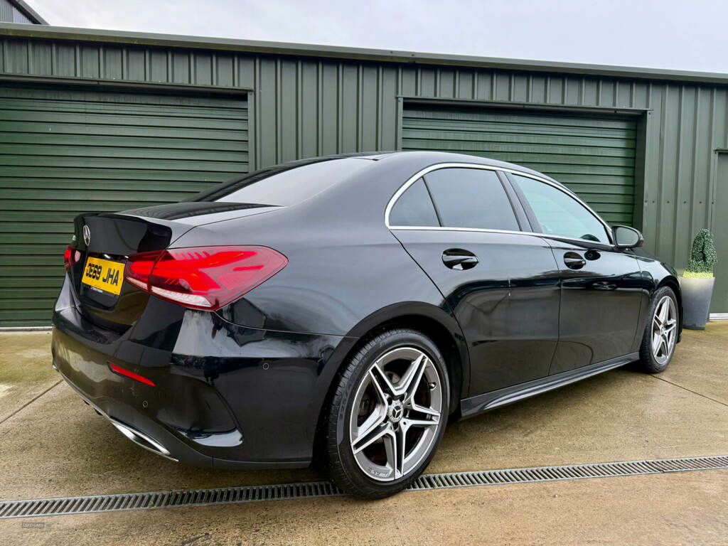Mercedes-Benz A Class A180d Amg Line Executive OE69JHA Black #5