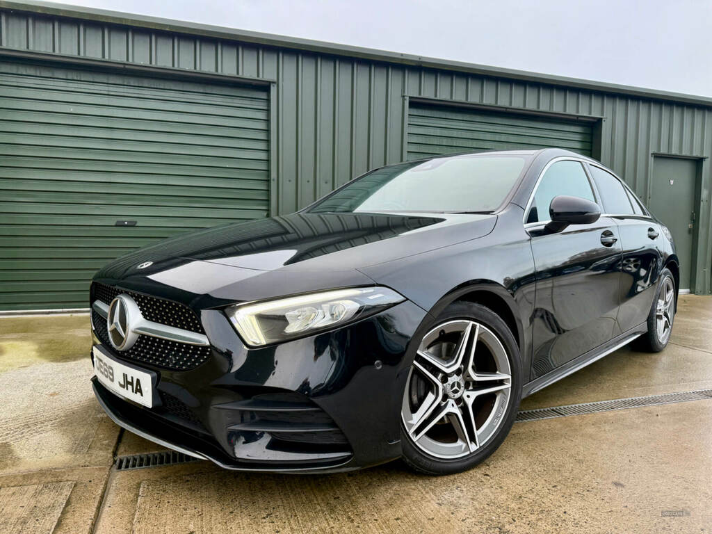 Mercedes-Benz A Class A180d Amg Line Executive OE69JHA Black #2
