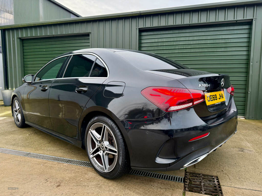 Mercedes-Benz A Class A180d Amg Line Executive OE69JHA Black #4