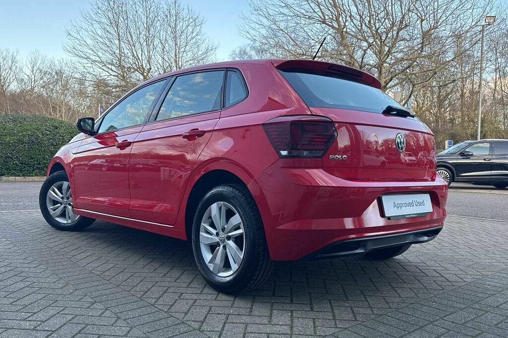 Volkswagen Polo 1.0 Evo Se 38 376 Miles GL19LWJ Red #3