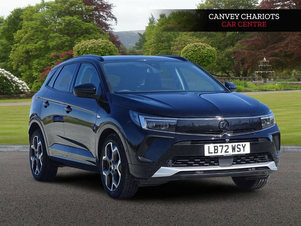 Vauxhall Grandland 1.2 Turbo Ultimate Euro 6 Ss LB72WSY Black #3