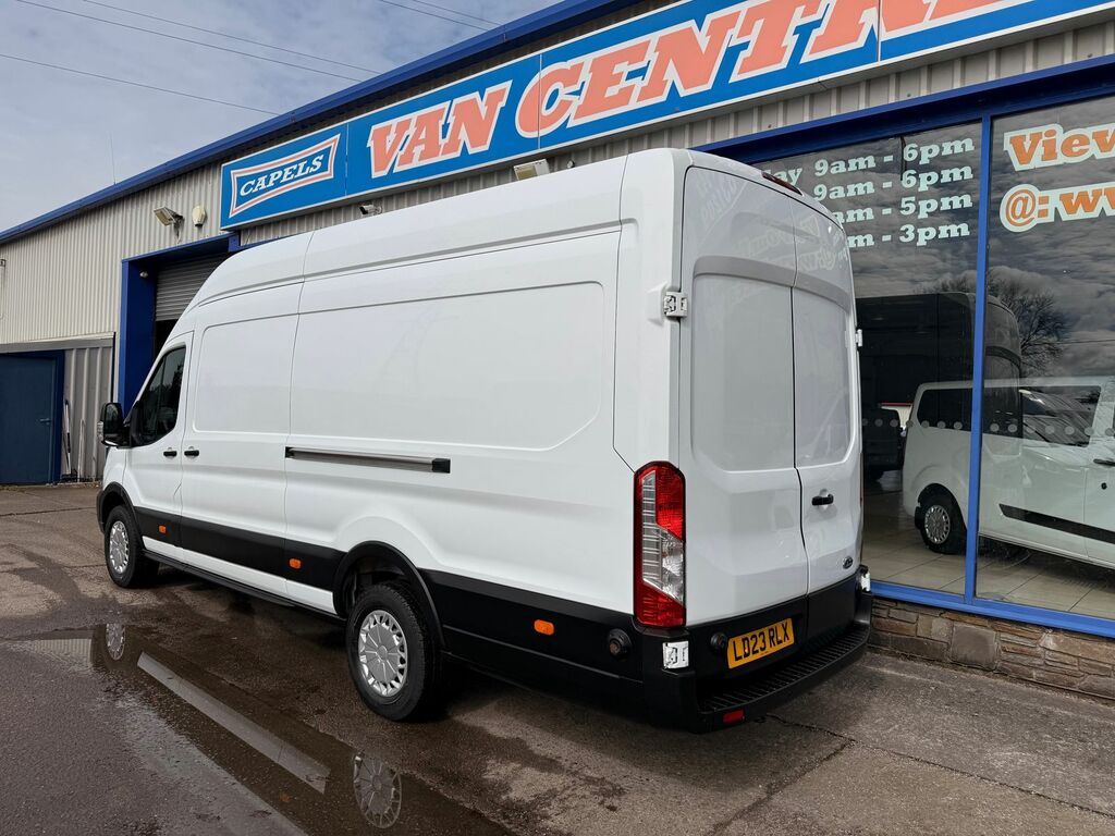 Ford Transit Custom Jumbo 2.0 350 Ecoblue Leader Panel Van LD23RLX White #4