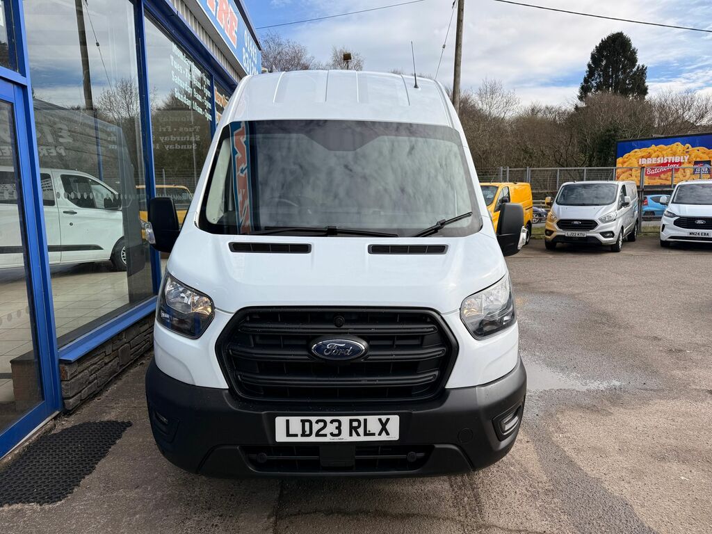 Ford Transit Custom Jumbo 2.0 350 Ecoblue Leader Panel Van LD23RLX White #2