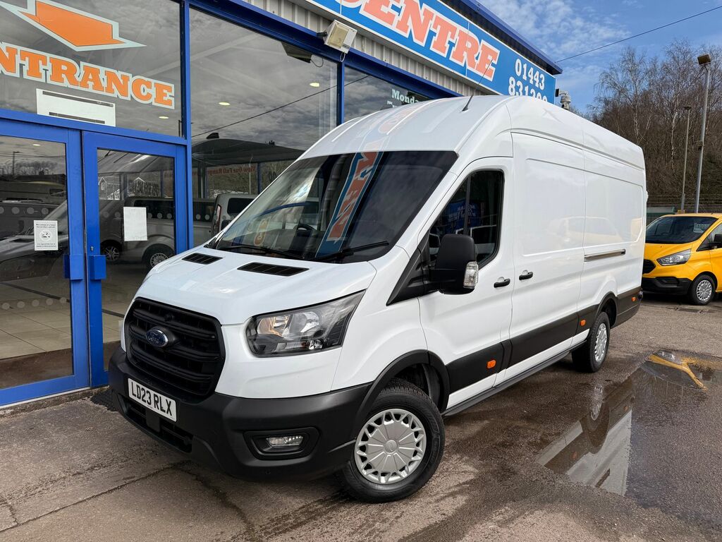 Ford Transit Custom Jumbo 2.0 350 Ecoblue Leader Panel Van White