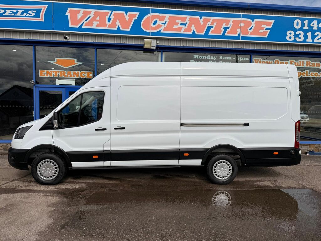 Ford Transit Custom Jumbo 2.0 350 Ecoblue Leader Panel Van LD23RLX White #3
