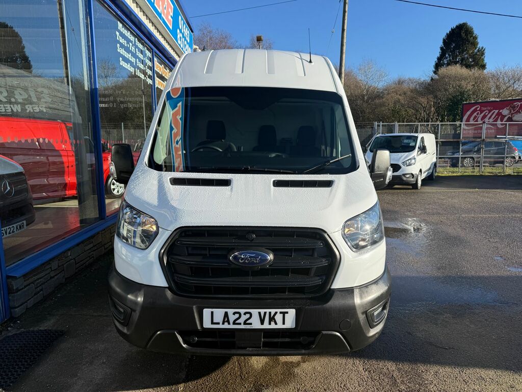 Ford Transit Custom 2.0 350 Ecoblue Leader Panel Van LA22VKT White #2