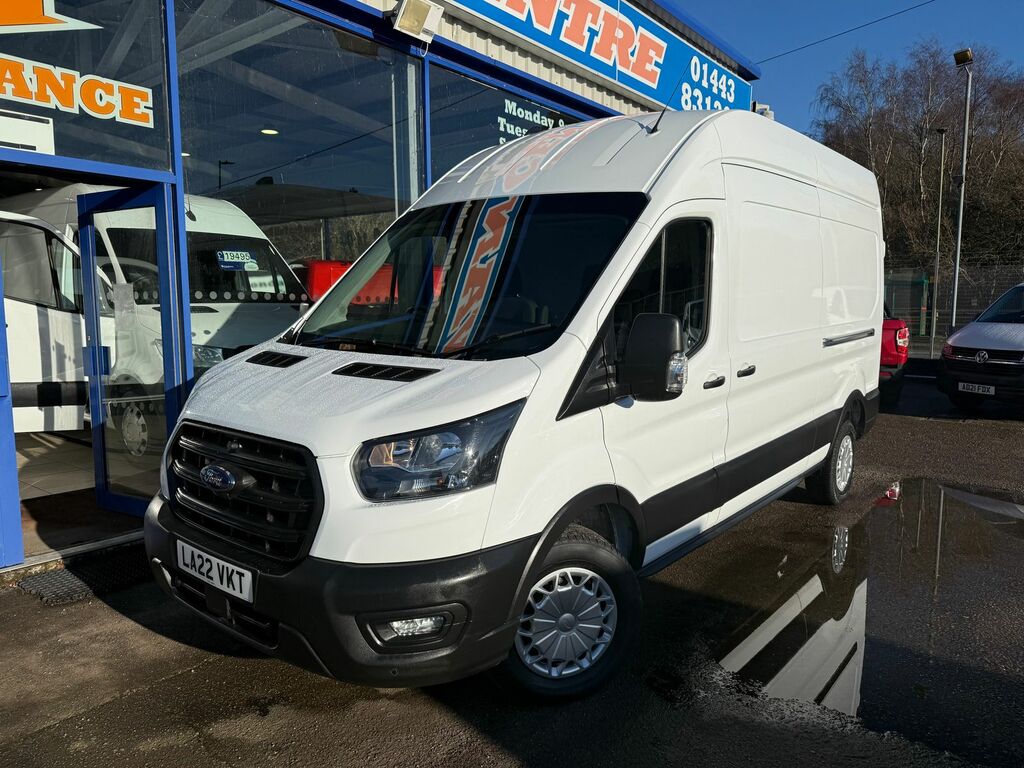 Ford Transit Custom 2.0 350 Ecoblue Leader Panel Van White