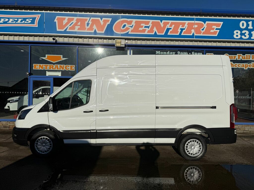 Ford Transit Custom 2.0 350 Ecoblue Leader Panel Van LA22VKT White #3