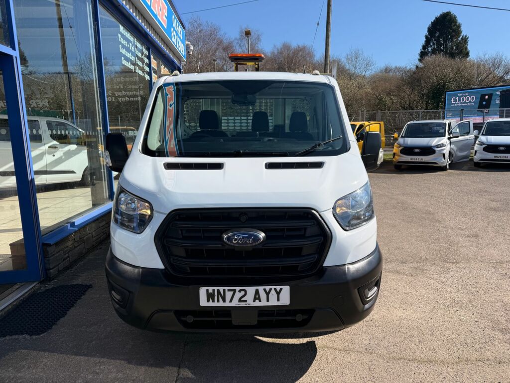 Ford Transit Custom 2.0 350 Ecoblue Hd Leader Dropside Manu WN72AYY White #2
